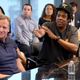 Jay-Z with NFL Commissioner Roger Goodell.